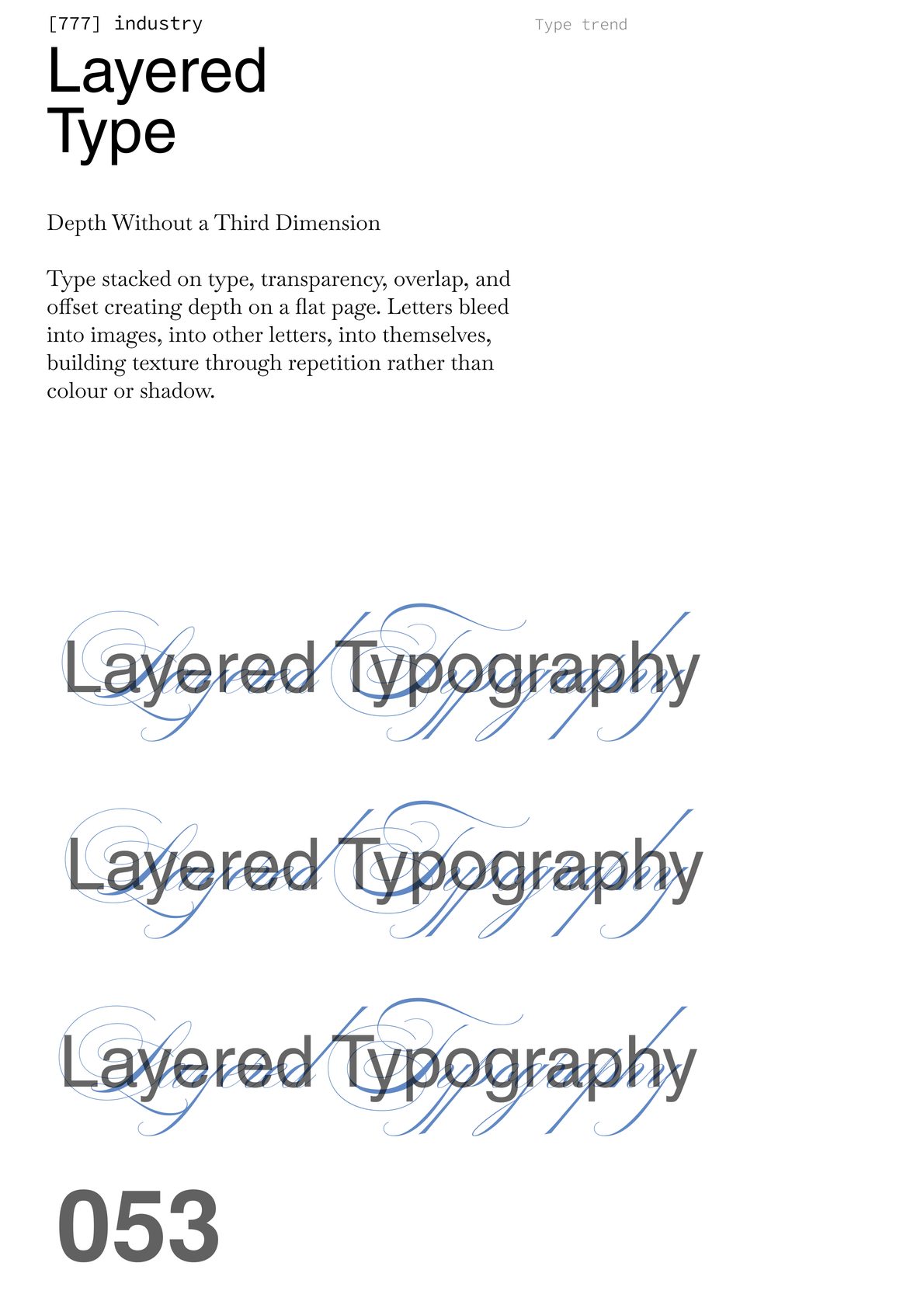 Special Font, page 56